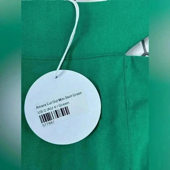 Princess Polly Amara cut out mini skirt green - Picture 5 of 8